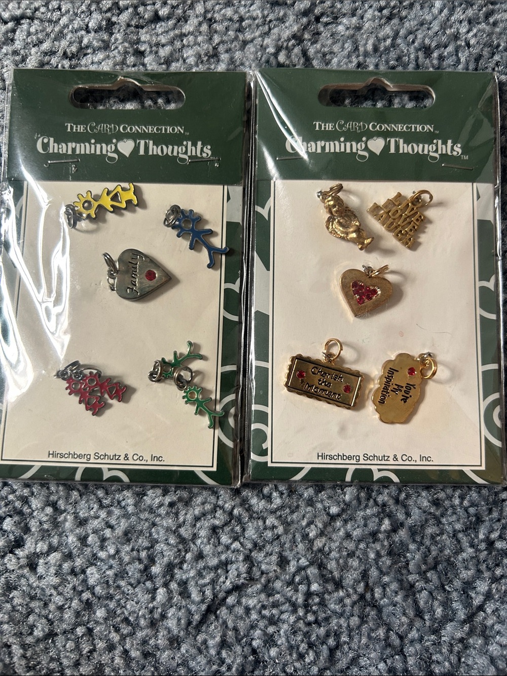 Charming Thoughts Assorted Metal Charms - Heart & Figure Designs